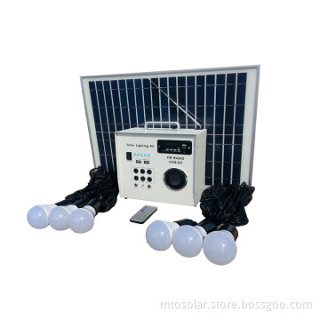 Solar Portable Radio Lighting for Home